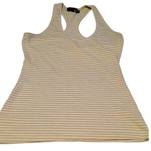 Dynamite Tank top Racer Back Tank top cream gold stripes